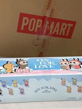 【BIE sealed box】 labubu 4.0 Pin For Love series full case sealed box